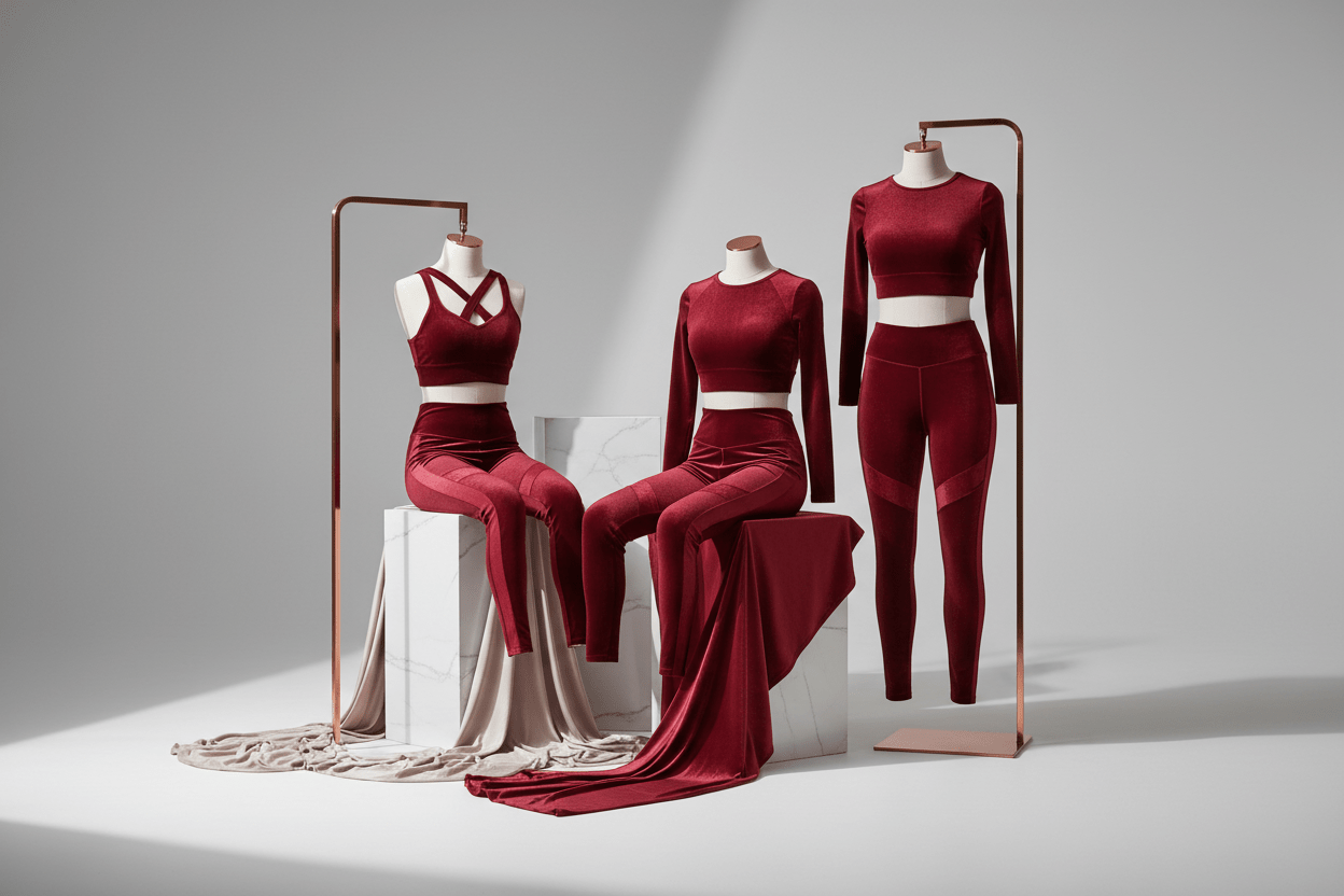 Red Velvet Ladies Activewear Collection - ADAEZE'S BOUTIQUE