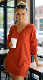 Load image into Gallery viewer, Knit long sleeve Dress
