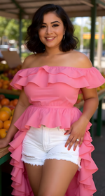 Load image into Gallery viewer, Ruffle Ball Gown Dress
