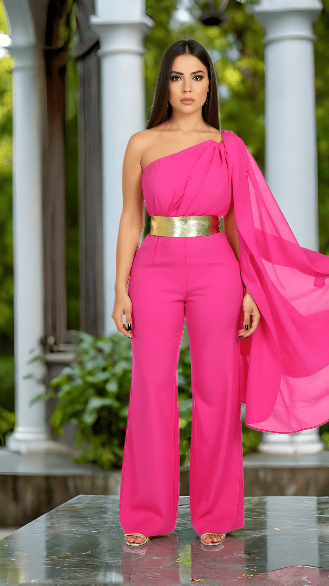 Collar skew slim Jumpsuit - ADAEZE'S BOUTIQUEApparel & AccessoriesAdaeze's Boutique48188092Collar skew slim JumpsuitCollar skew slim Jumpsuit3XL