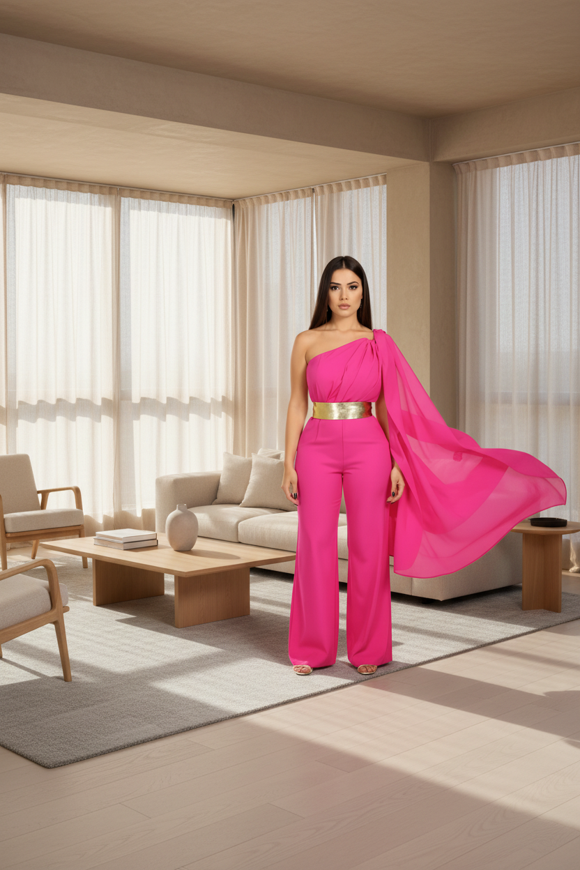 Collar skew slim Jumpsuit - ADAEZE'S BOUTIQUEApparel & AccessoriesAdaeze's Boutique48188092Collar skew slim JumpsuitCollar skew slim Jumpsuit3XL