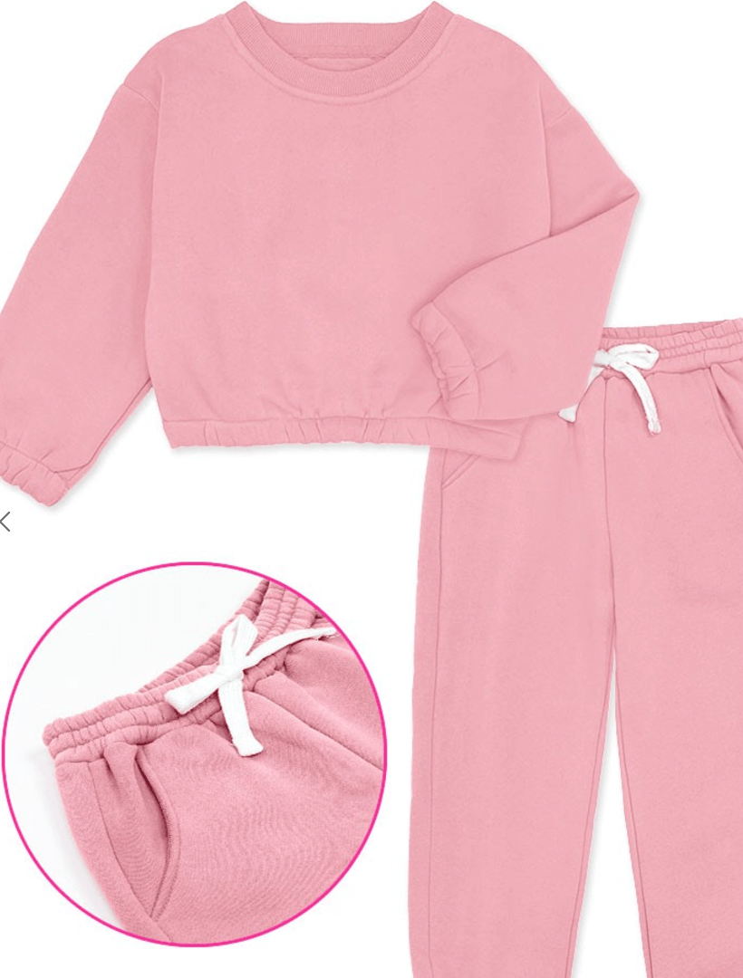 Girl's 2pc Pant Jog Set W/ Ribbed - ADAEZE'S BOUTIQUEADAEZE'S BOUTIQUE03324348Girl's 2pc Pant Jog Set W/ RibbedGirl's 2pc Pant Jog Set W/ RibbedGrey7 - 14