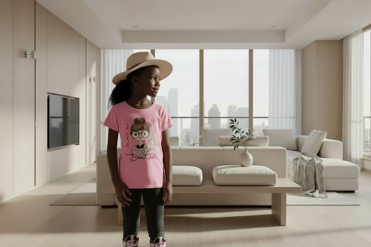 Girl's Knit Tee W/Beautiful Paris Screen - ADAEZE'S BOUTIQUEADAEZE'S BOUTIQUE56724156Girl's Knit Tee W/Beautiful Paris ScreenGirl's Knit Tee W/Beautiful Paris Screen5TPink