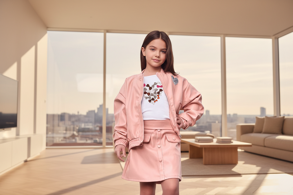 Girl's Pleather Skirt Set Jacket - ADAEZE'S BOUTIQUEADAEZE'S BOUTIQUE21739964Girl's Pleather Skirt Set JacketGirl's Pleather Skirt Set Jacket7 - 14