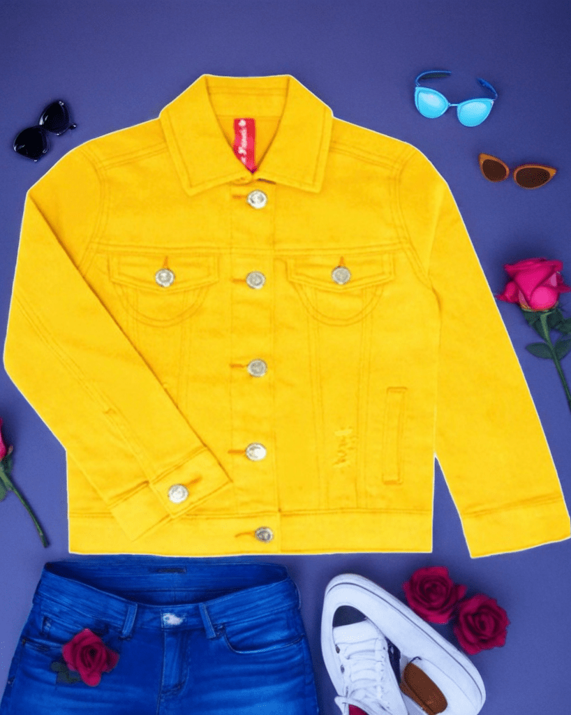 Girl's yellow Wash Denim Jacket - ADAEZE'S BOUTIQUEADAEZE'S BOUTIQUE91244476Girl's yellow Wash Denim JacketGirl's yellow Wash Denim Jacket6T