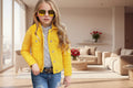 Girl's yellow Wash Denim Jacket - ADAEZE'S BOUTIQUEADAEZE'S BOUTIQUE91146172Girl's yellow Wash Denim JacketGirl's yellow Wash Denim JacketS6/7