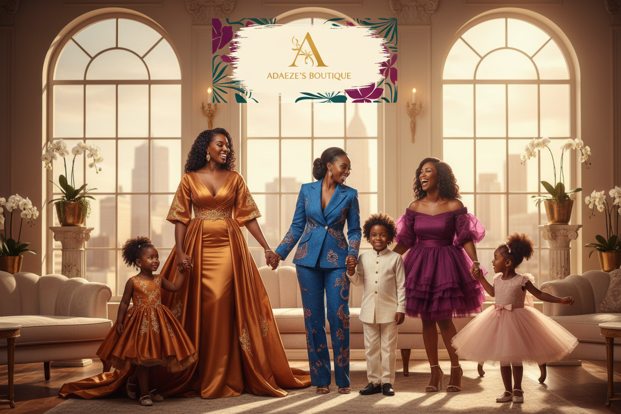 Hero Section for ADAEZE'S BOUTIQUE - Women and Kids