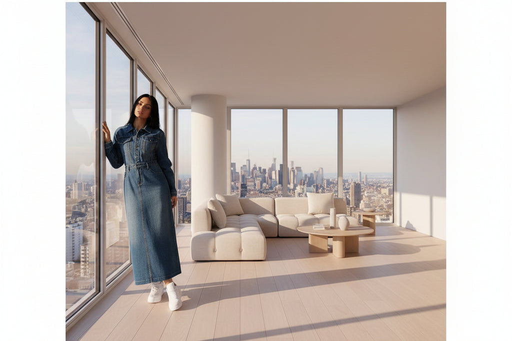 Lapel Slim Denim Dress - ADAEZE'S BOUTIQUEApparel & AccessoriesAdaeze's Boutique59978428Lapel Slim Denim DressLapel Slim Denim Dress2XL