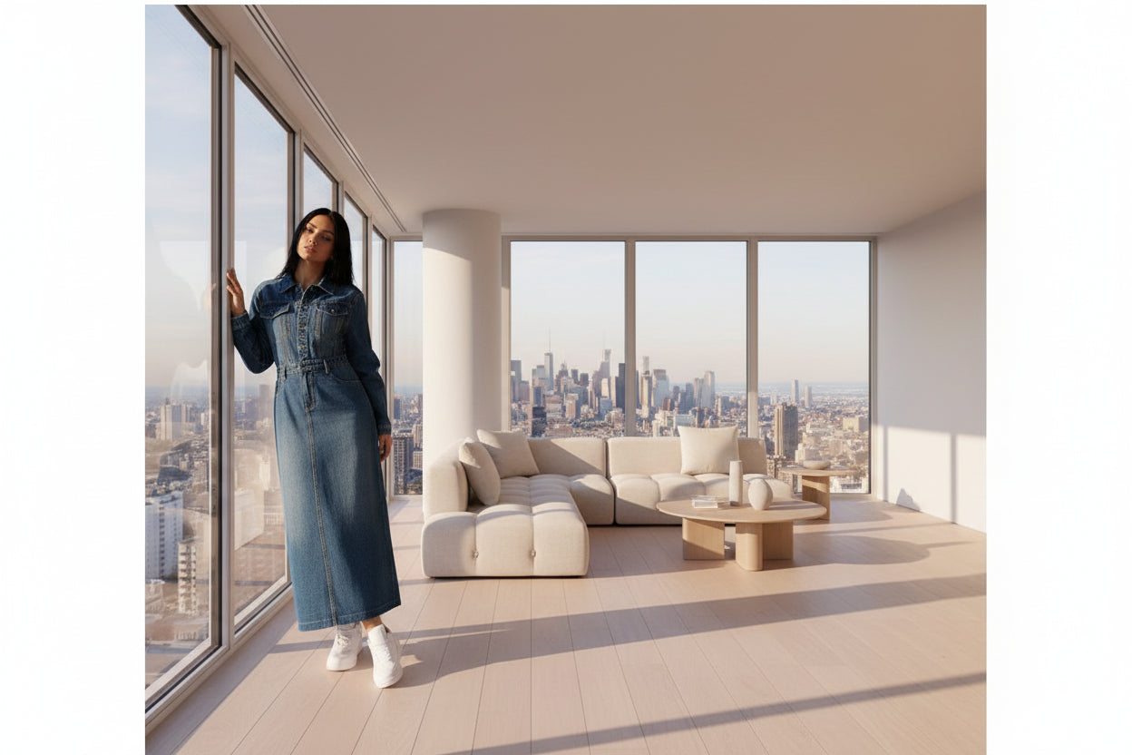 Lapel Slim Denim Dress - ADAEZE'S BOUTIQUEApparel & AccessoriesAdaeze's Boutique59978428Lapel Slim Denim DressLapel Slim Denim Dress2XL