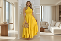 Ankle length Maxi Dress - ADAEZE'S BOUTIQUEApparel & AccessoriesAdaeze's BoutiqueSC0382-PJ-138713276Ankle length Maxi DressAnkle length Maxi DressYellowSmall