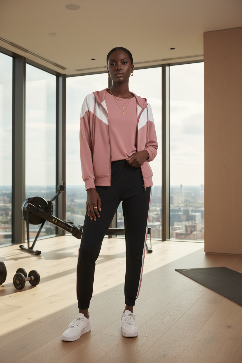 Casual Tracksuit Pants . - ADAEZE'S BOUTIQUERunning Tracksuit PantsShelegances CurvesH-883065487014Casual Tracksuit Pants .Casual Tracksuit Pants .Black and peach pinks