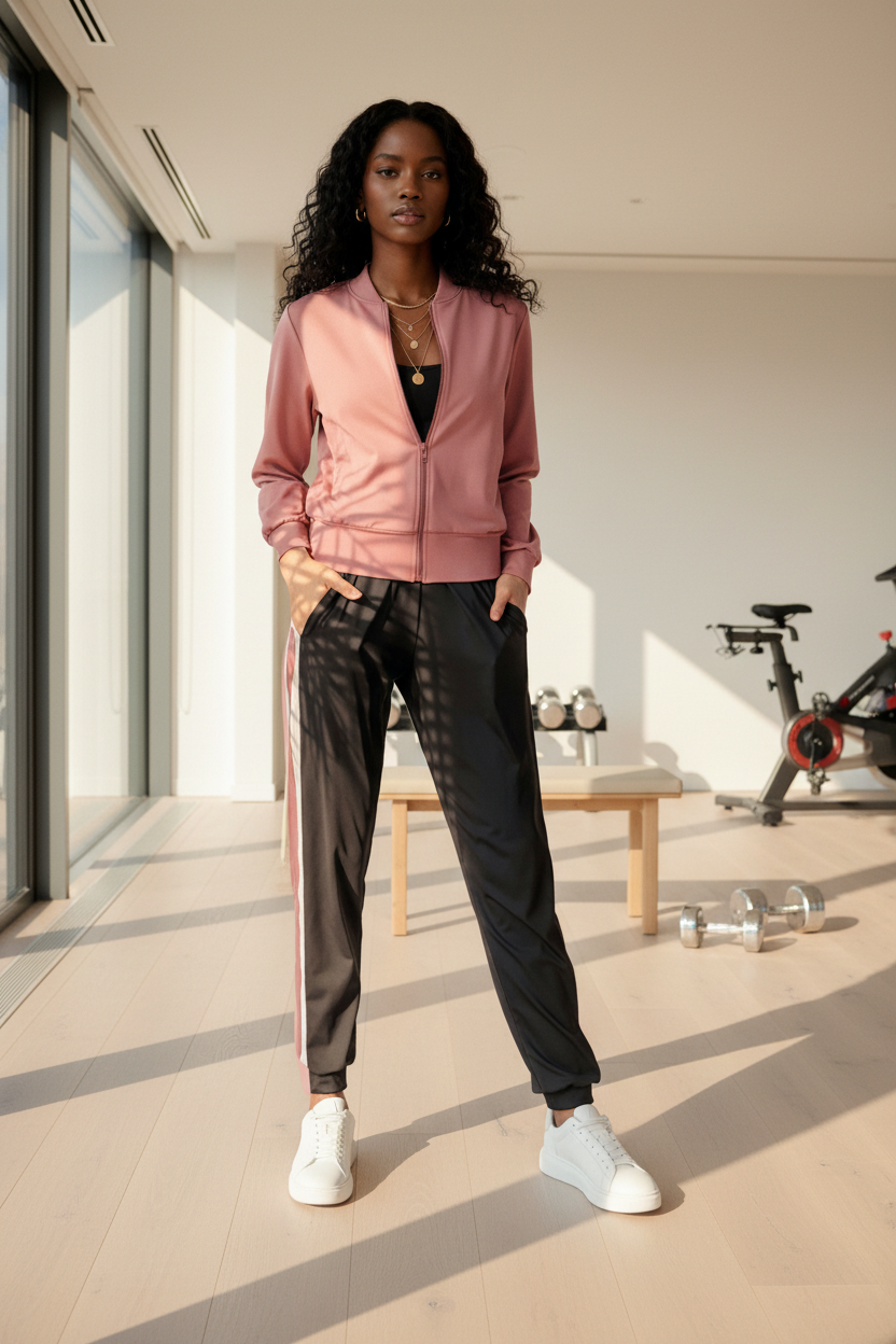 Casual Tracksuit Pants . - ADAEZE'S BOUTIQUERunning Tracksuit PantsShelegances CurvesH-883065487014Casual Tracksuit Pants .Casual Tracksuit Pants .Black and peach pinks