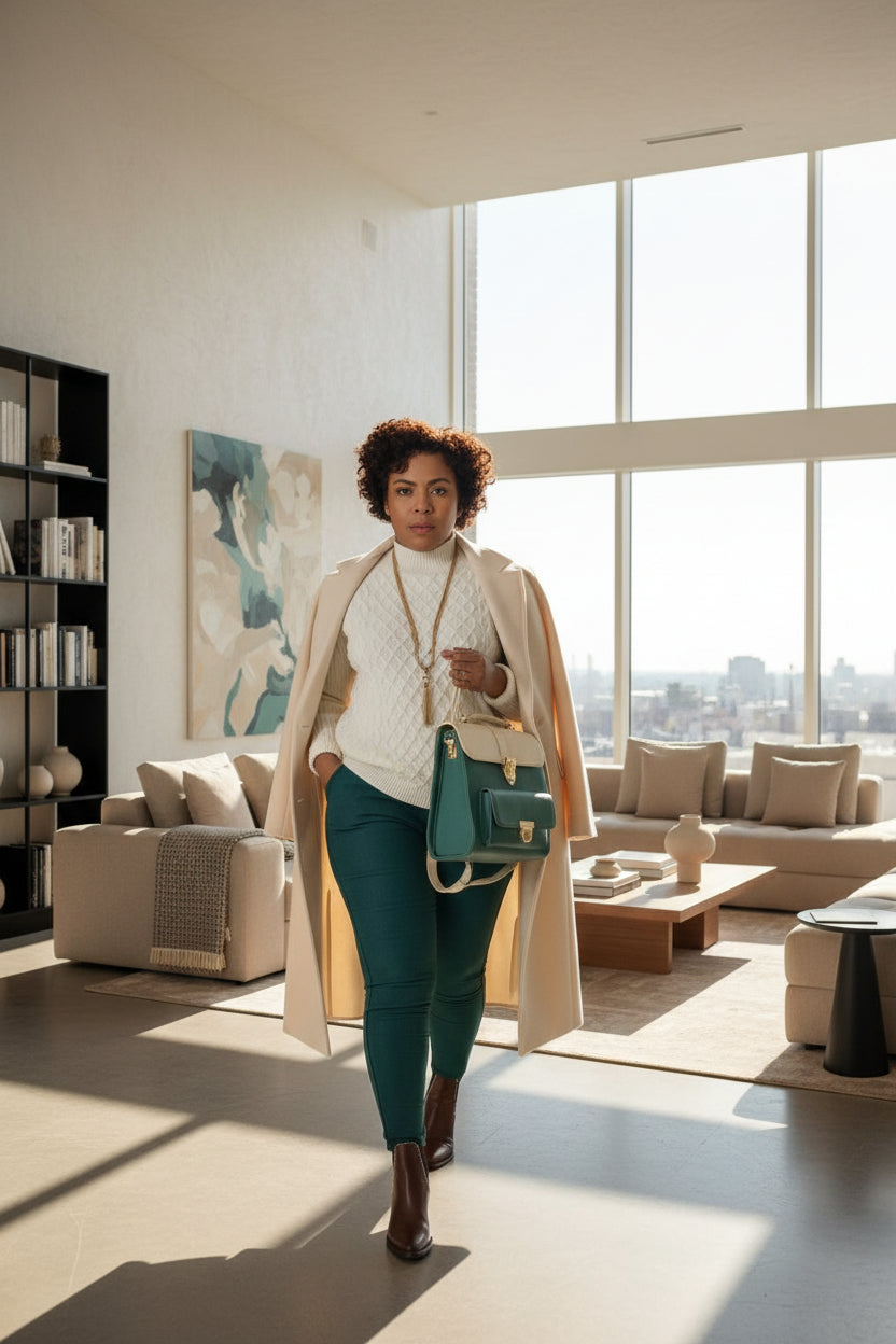 Fleece thickened leggings slimming - ADAEZE'S BOUTIQUEwinter pantsShelegances curves35589820Fleece thickened leggings slimmingFleece thickened leggings slimmingGreenPM