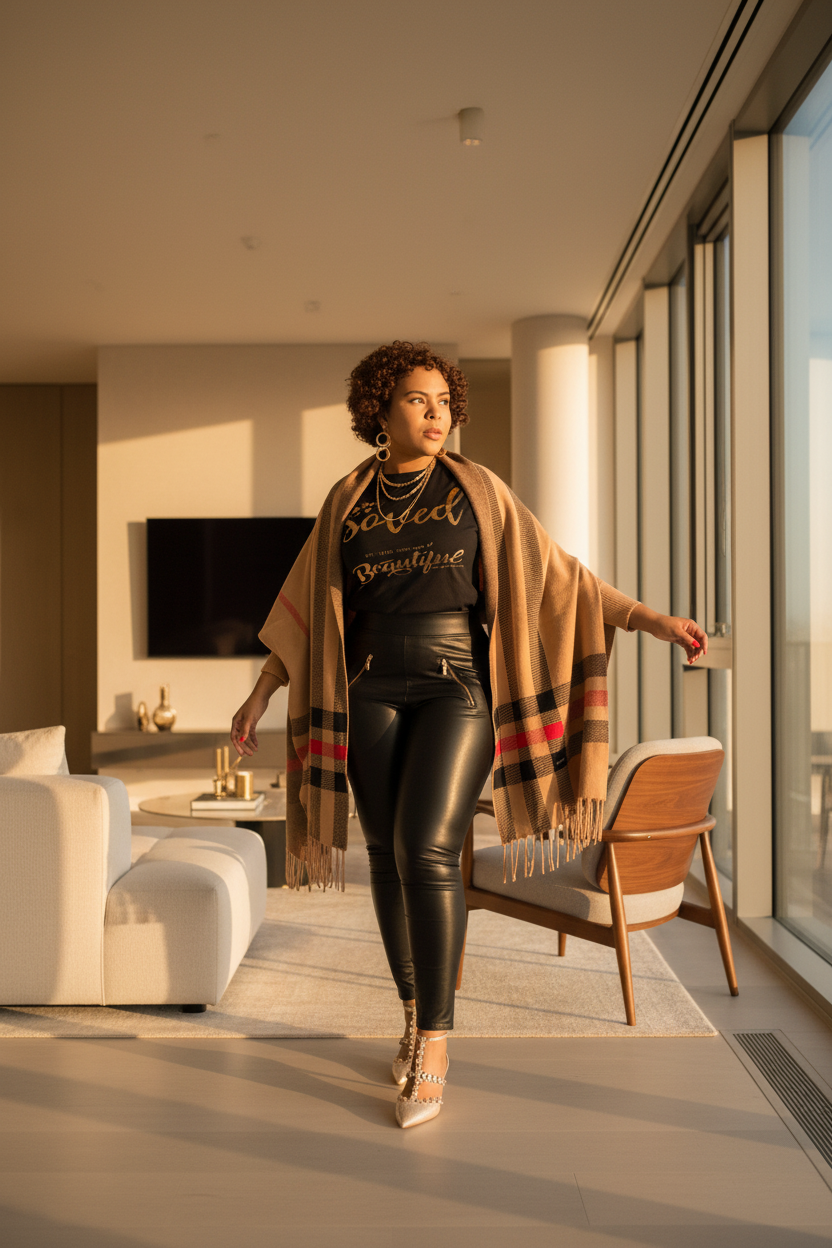 Pancho stripe knitted - ADAEZE'S BOUTIQUEwinterAdaeze's Boutique20803516Pancho stripe knittedPancho stripe knittedCamelOne size