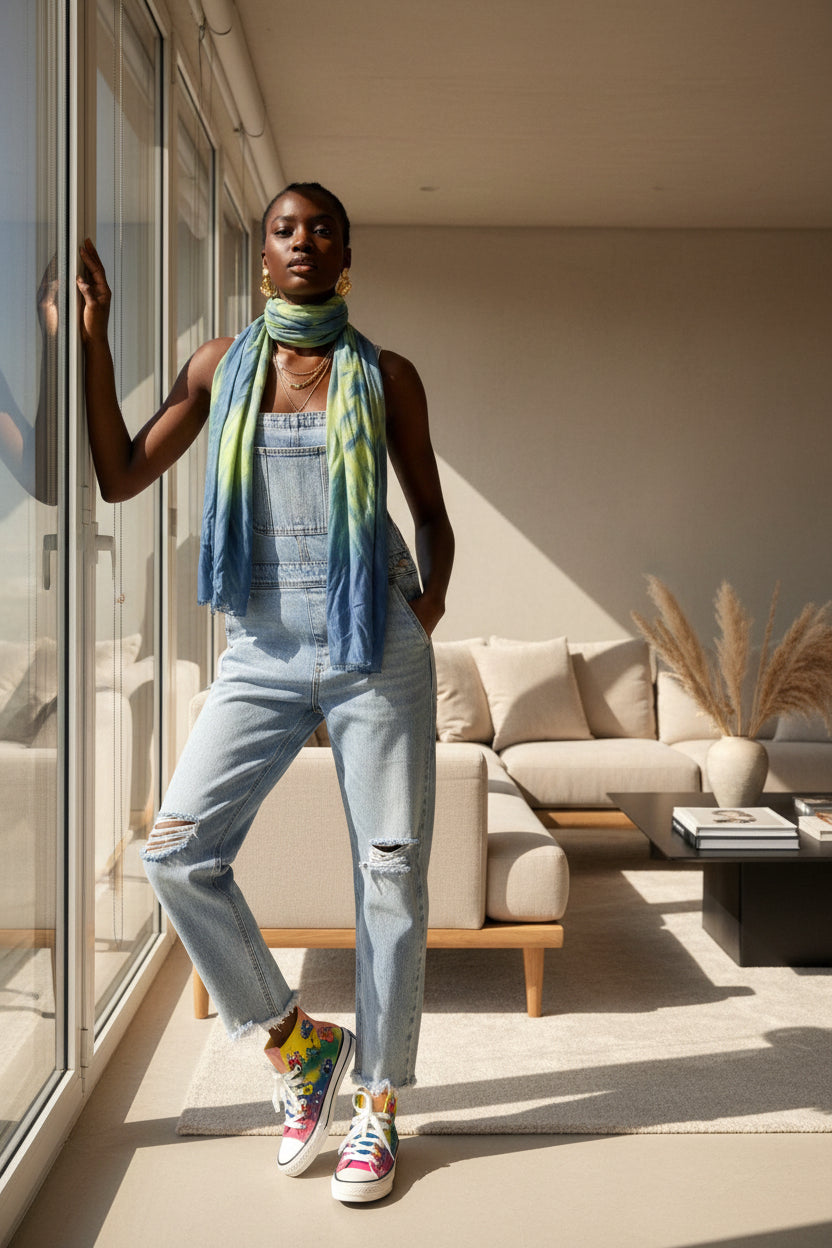 Tie Dye Scarf 6 ways - ADAEZE'S BOUTIQUEAccessoriesShelegances curves76254396Tie Dye Scarf 6 waysTie Dye Scarf 6 waysGreenOne Size